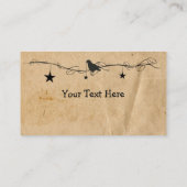 Visitenkarte für Hangingstars & Crow (Rückseite)