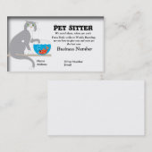 Visitenkarte für Haustiere (Vorne/Hinten)