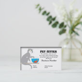 Visitenkarte für Haustiere (Stehend Vorderseite)