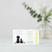 Visitenkarte für Haustiere (Stehend Vorderseite)