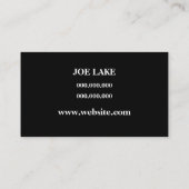 Visitenkarte für Heizung und Kühlung (Rückseite)