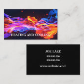 Visitenkarte für Heizung und Kühlung (Vorne/Hinten)