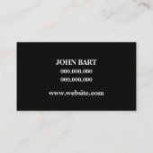 Visitenkarte für Heizung und Kühlung (Rückseite)