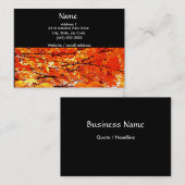 Visitenkarte für Herbst (Vorne/Hinten)