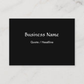 Visitenkarte für Herbst (Rückseite)