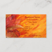 Visitenkarte für Herbst (Vorderseite)