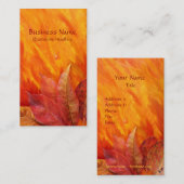 Visitenkarte für Herbst (Vorne/Hinten)