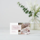 Visitenkarte für Hochzeitsplaner | DP7 (Stehend Vorderseite)