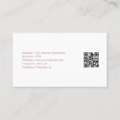 Visitenkarte für Hochzeitsplaner | DP7 (Rückseite)