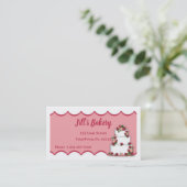 Visitenkarte für Hochzeitstorte (Stehend Vorderseite)