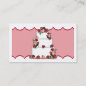 Visitenkarte für Hochzeitstorte (Rückseite)