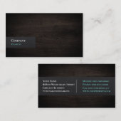 Visitenkarte für Holzkörner (Vorne/Hinten)