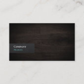 Visitenkarte für Holzkörner (Vorderseite)