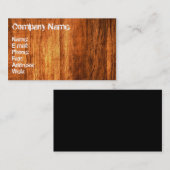 Visitenkarte für Holzstil (Vorne/Hinten)
