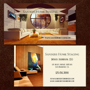Visitenkarte für Home Staging oder Inneneinrichtun