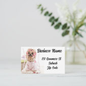 Visitenkarte für Hunde (Stehend Vorderseite)