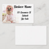 Visitenkarte für Hunde (Vorne/Hinten)