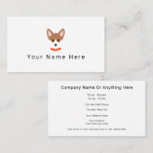 Visitenkarte für Hunde (Vorne/Hinten)