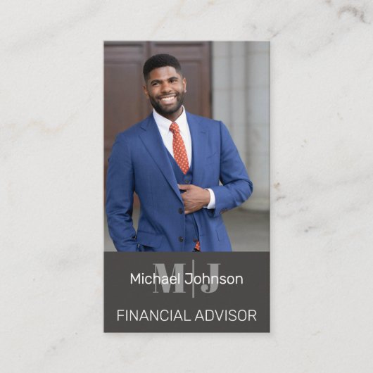 Visitenkarte für Ihr Foto (Vorderseite)