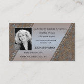 Visitenkarte für Ihre Fotos Portfolio Architecture (Rückseite)