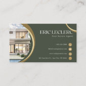 Visitenkarte für Immobilienhändler (Vorderseite)