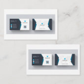 Visitenkarte für Ingenieure und Unternehmen (Vorne/Hinten)