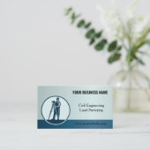 Visitenkarte für Ingenieurskunst- und Landschaftsa (Stehend Vorderseite)