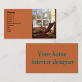 Visitenkarte für Innenarchitekten (Vorne/Hinten)