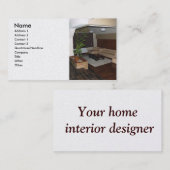 Visitenkarte für Innenarchitekten (Vorne/Hinten)