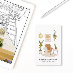 Visitenkarte für Innenarchitekten