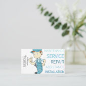 Visitenkarte für Installationen (Stehend Vorderseite)