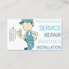 Visitenkarte für Installationen