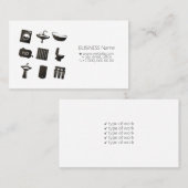 Visitenkarte für Installations-Service (Vorne/Hinten)