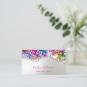 Visitenkarte für irisierende Kristalle (Stehend Vorderseite)