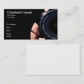 Visitenkarte für Kameraobjektive (Vorne/Hinten)