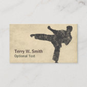 Visitenkarte für Kampfkunst (Vorderseite)