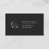 Visitenkarte für Kampfkunst (Vorderseite)