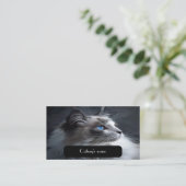Visitenkarte für Katterien Ragdoll Cat (Stehend Vorderseite)
