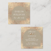 Visitenkarte für Khaki und Gold (Vorne/Hinten)
