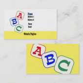 Visitenkarte für Kinder (Vorne/Hinten)