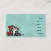 Visitenkarte für Kinder und Welpen (Vorderseite)