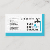 Visitenkarte für Klempner u. Heimwerker (Vorderseite)