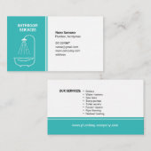 Visitenkarte für Klempner u. Heimwerker (Vorne/Hinten)