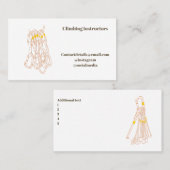 Visitenkarte für Kletterlehrer (Vorne/Hinten)