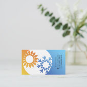 Visitenkarte für Klimaanlage (Stehend Vorderseite)