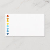 Visitenkarte für Klimaanlage (Rückseite)