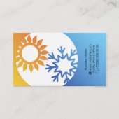 Visitenkarte für Klimaanlage (Vorderseite)