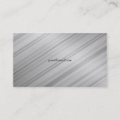 Visitenkarte für Kohle und Stahl (Rückseite)