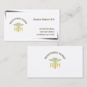 Visitenkarte für Krankenpfleger (Vorne/Hinten)