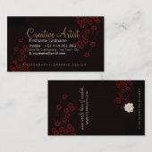 Visitenkarte für kreative Kunst (Vorne/Hinten)